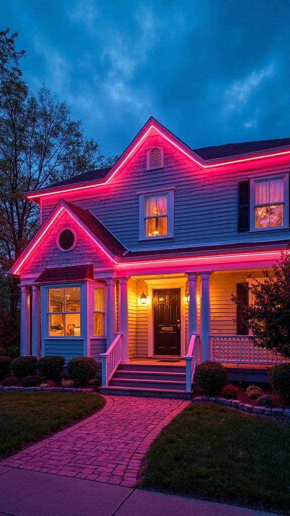 architectural accent lighting vibrant dimensional cohesive