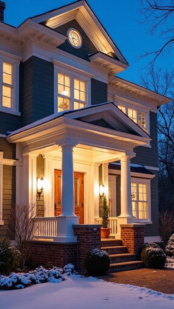 architectural feature accent lighting highlights