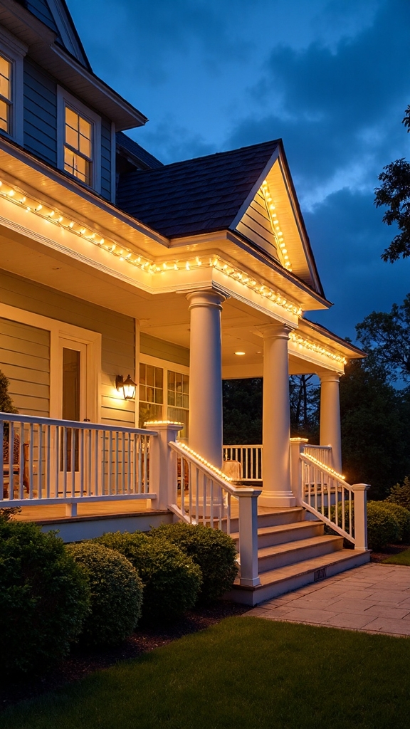 architectural lighting with flexible rope