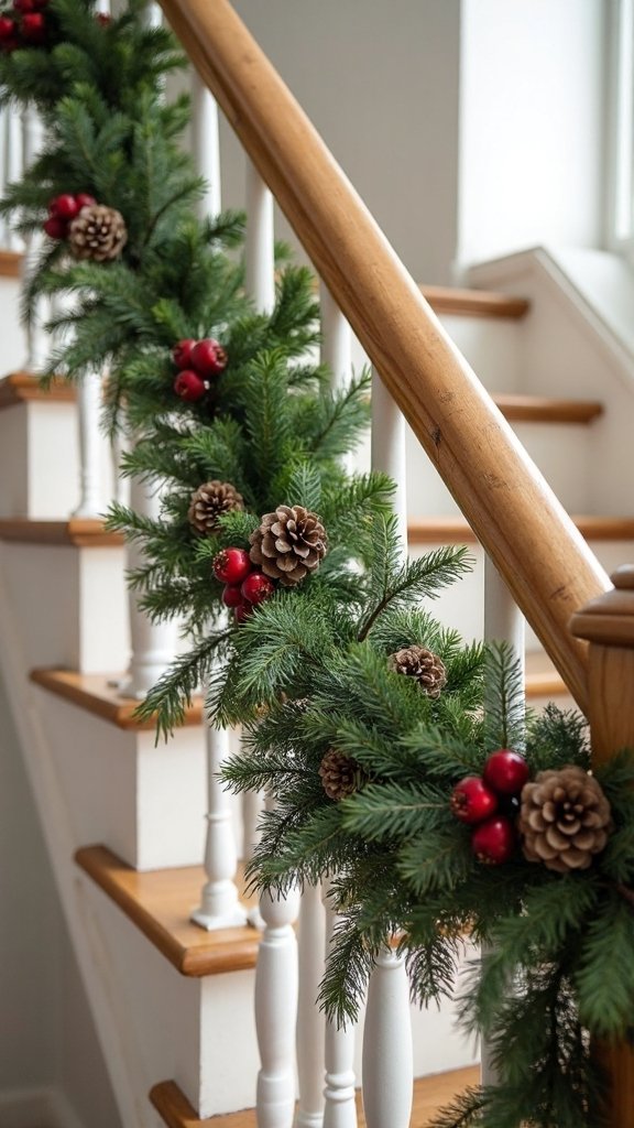 aromatic refined versatile staircase decor