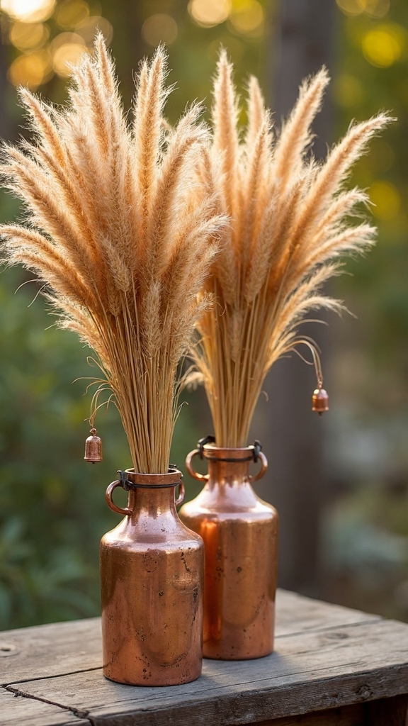 bohemian outdoor christmas decor arrangements