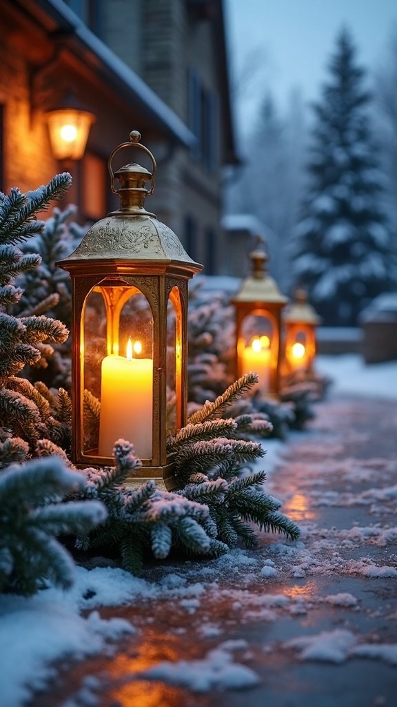 candlelit walkway enchanting guests arrival