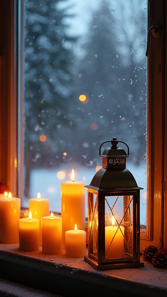 candles and lanterns create enchantment