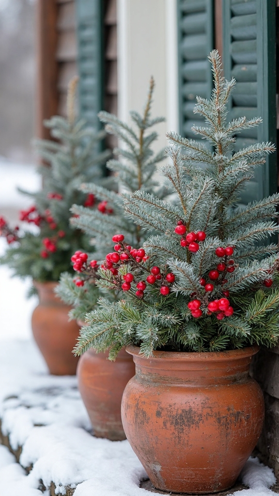 captivating outdoor christmas centerpiece arrangements