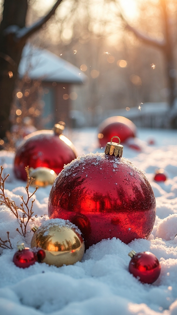 captivating outdoor christmas decor statement