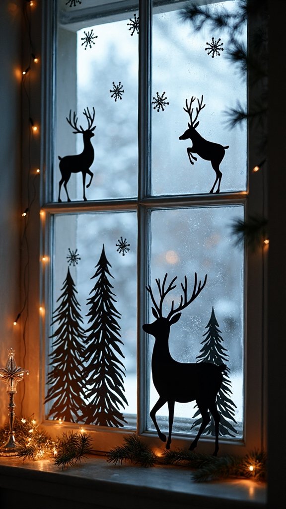 captivating silhouette window display inspirations