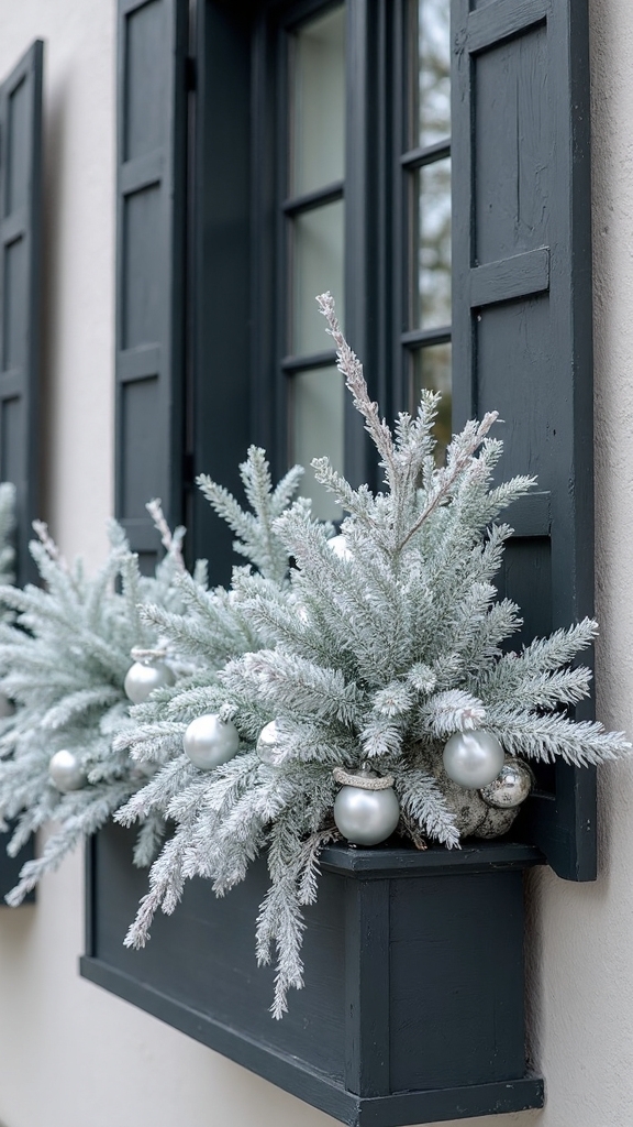 captivating winter window box displays