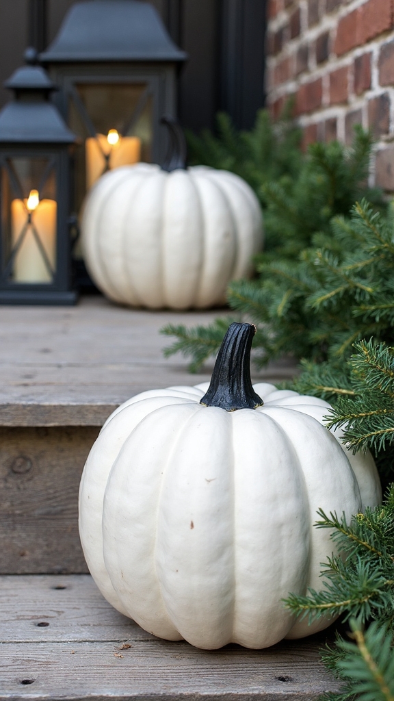 chic monochromatic autumn to winter d cor