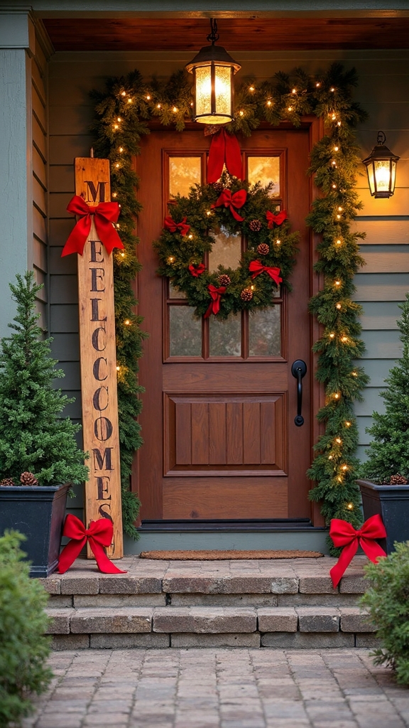 christmas cheer porch decor ideas