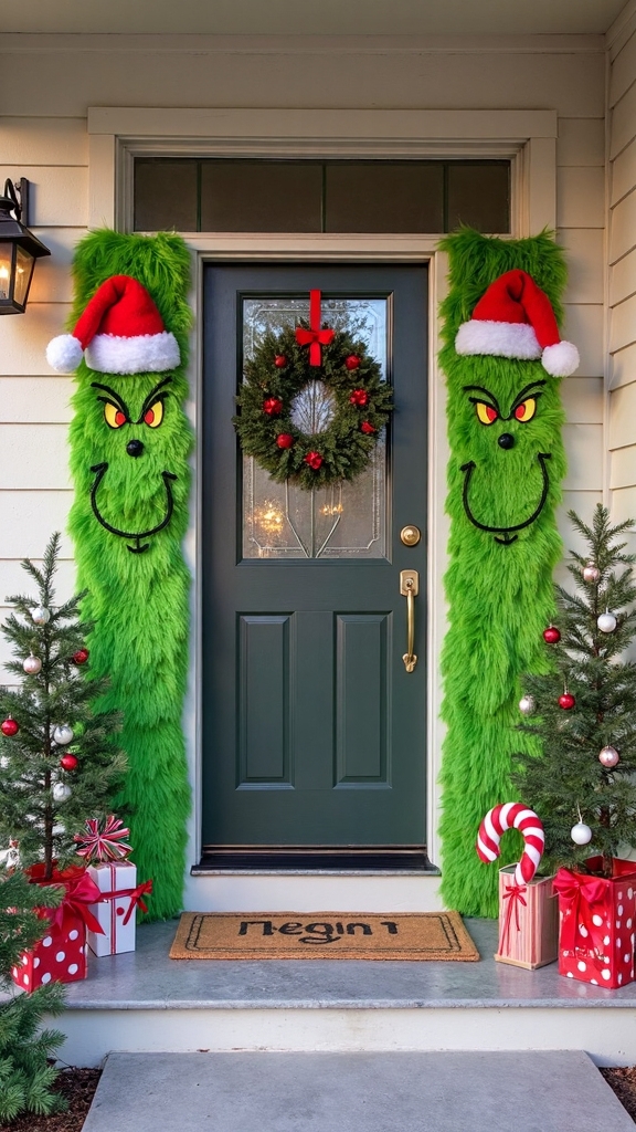 cinematic christmas movie themed displays