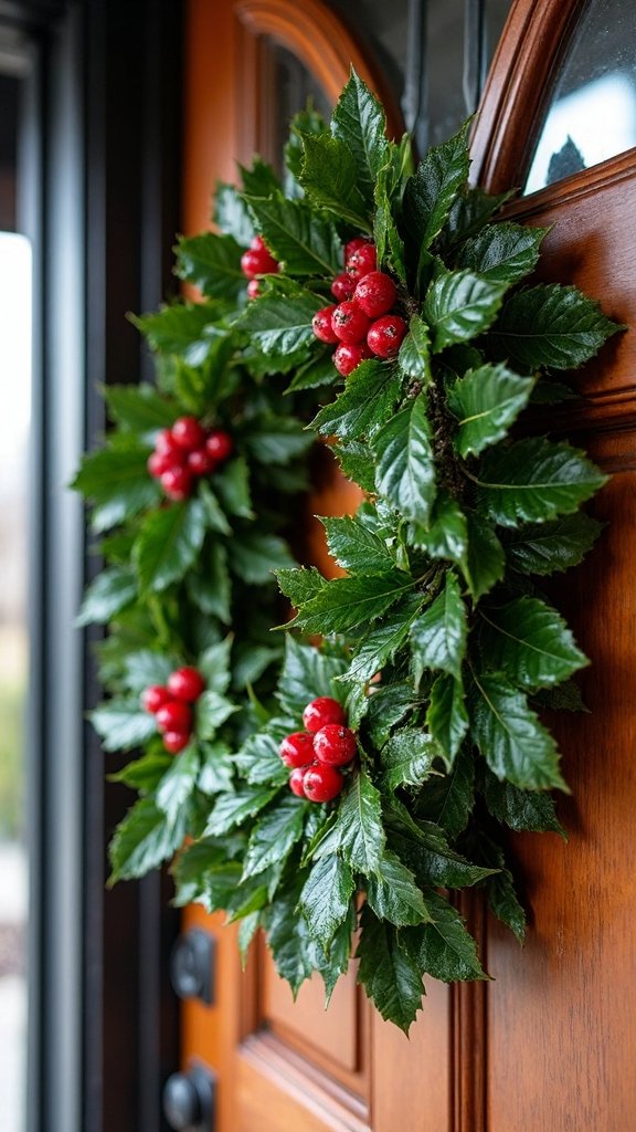 classic christmas wreath decor