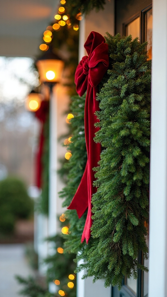 classic evergreen festive inviting