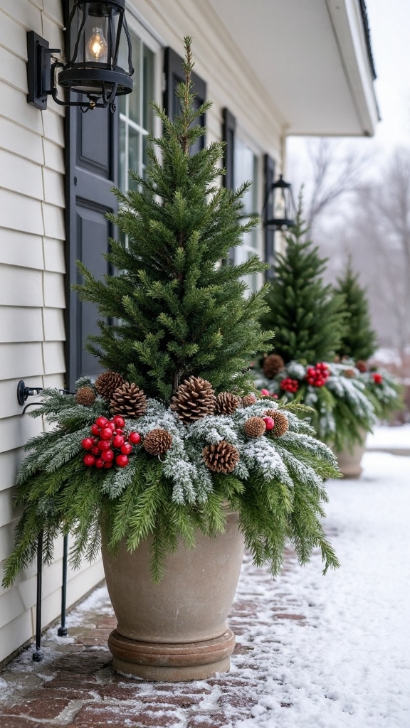 classic evergreen holiday decor
