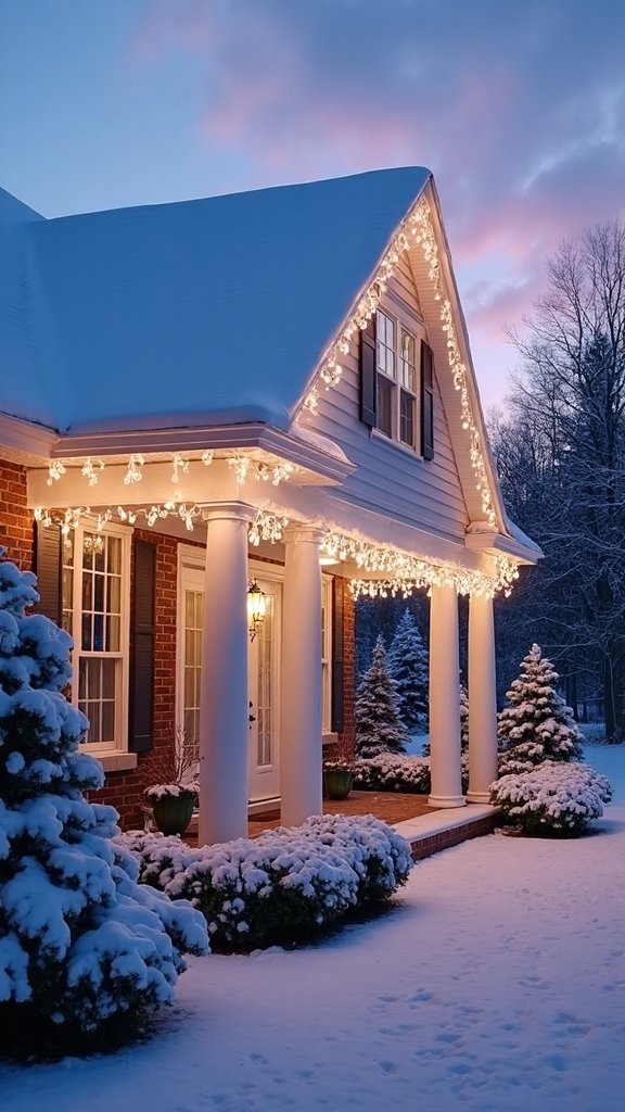 classic white icicle elegance