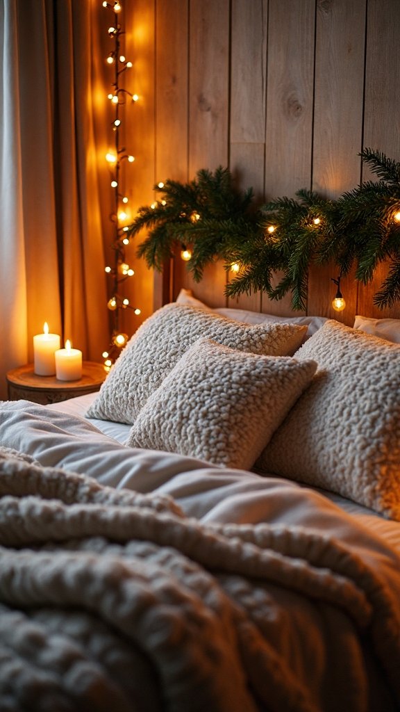 cozy bedroom christmas transformation