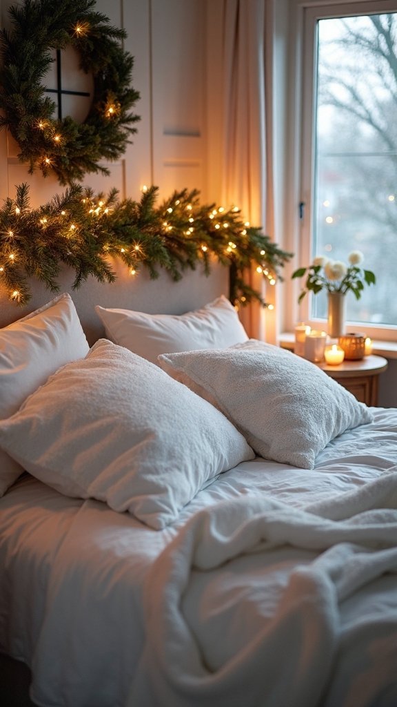 cozy christmas bedroom decor ideas
