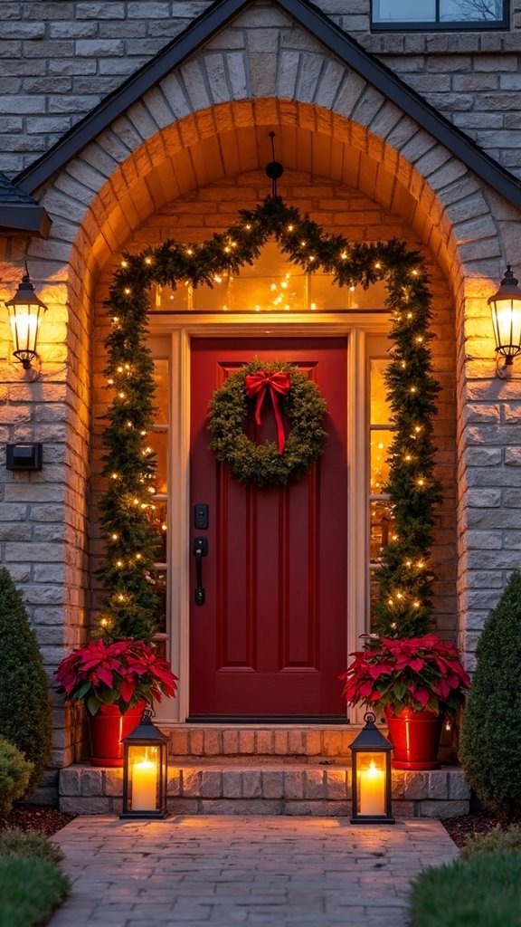cozy christmas porch decor welcome