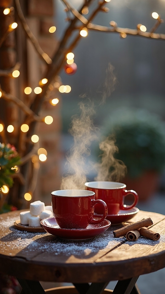 cozy festive warm inviting