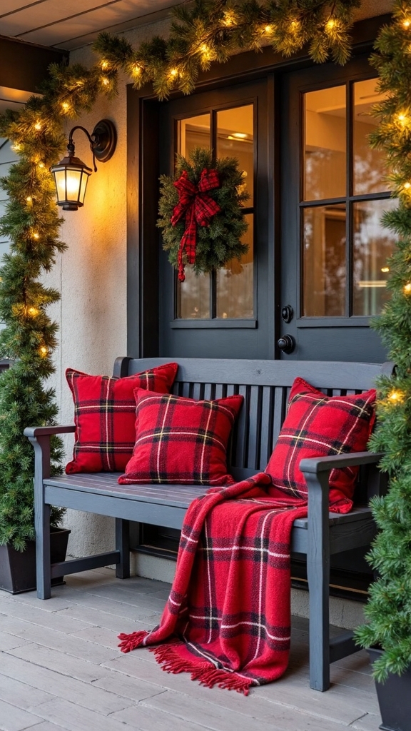 cozy outdoor living room seating