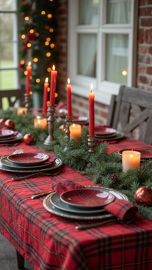 cozy rustic plaid flannel