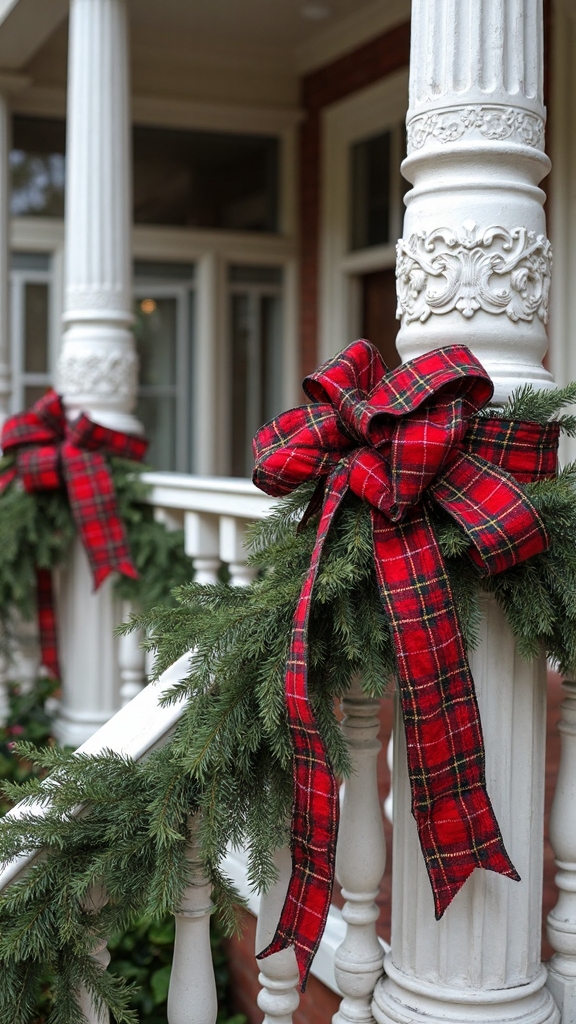 cozy tartan plaid victorian christmas