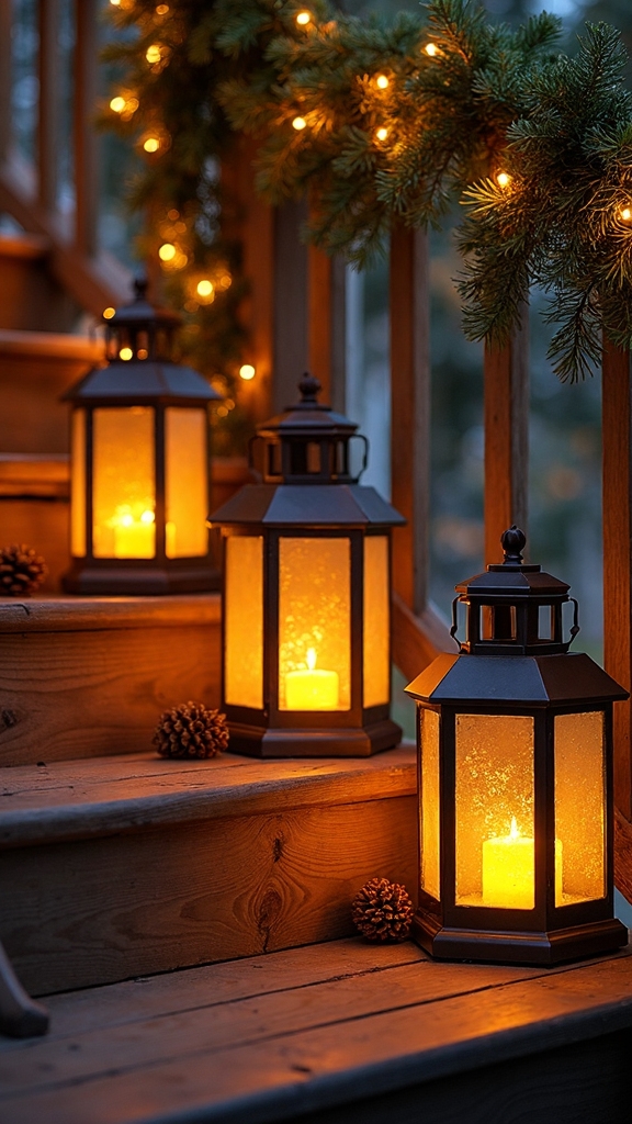 cozy warm battery powered decorative lanterns