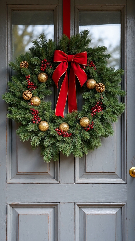customized festive wreath displays