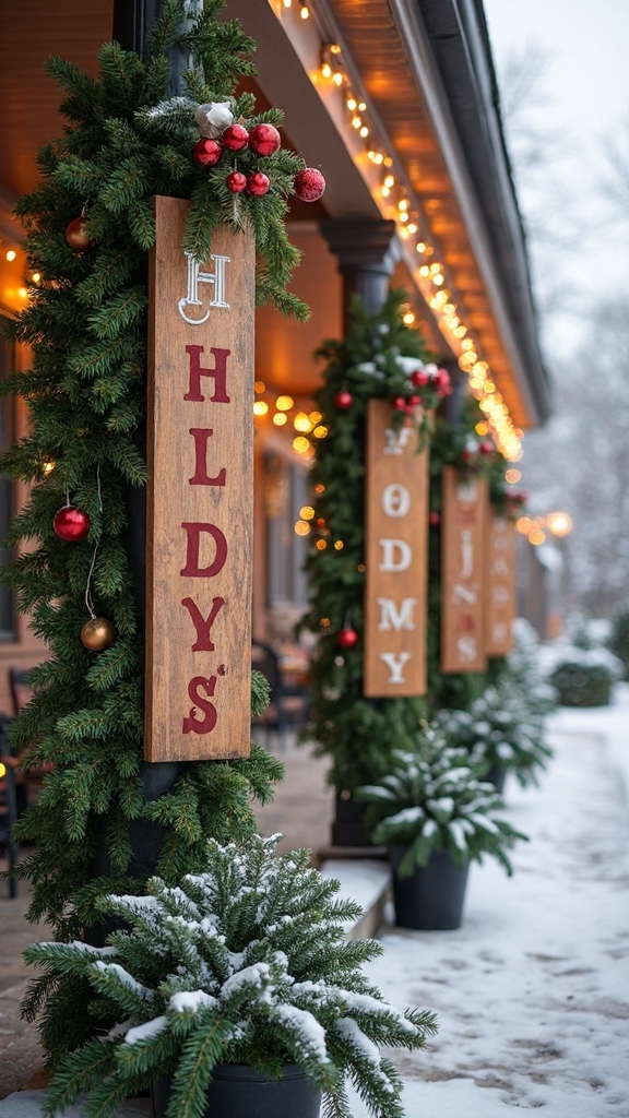 customized wooden holiday d cor ideas