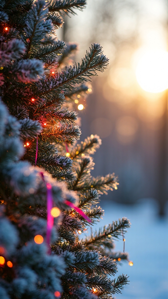 dazzling metallic tinsel holiday installations