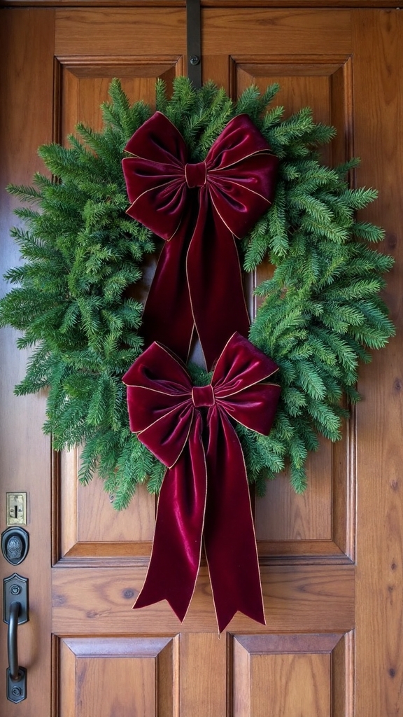 dimensional layered dramatic wreath centerpiece