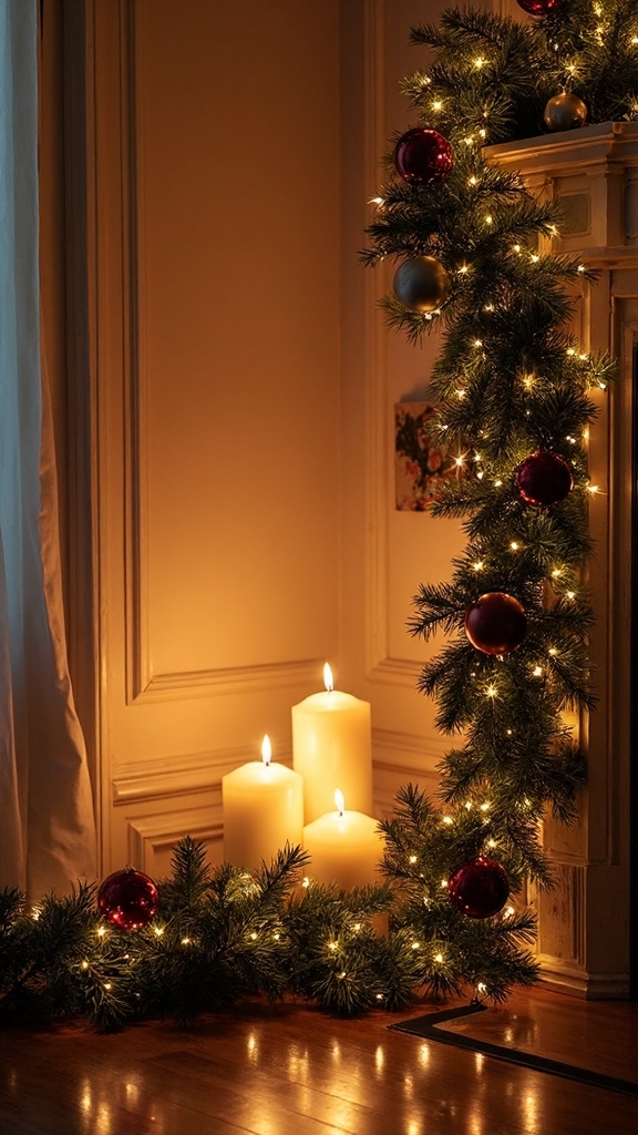 dimensional textured layered holiday decor