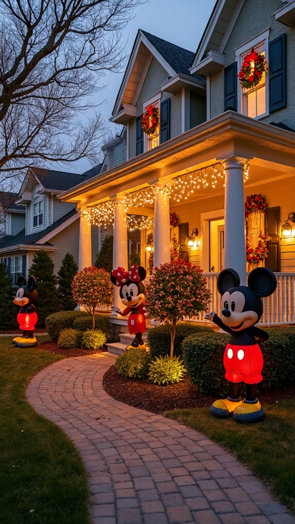 disney holiday outdoor decor