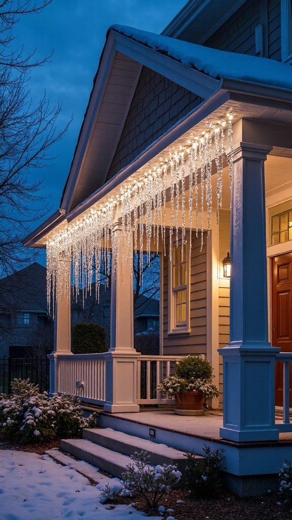 dramatic architectural lighting focal point