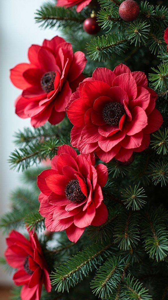 dramatic botanical statement making holiday decor
