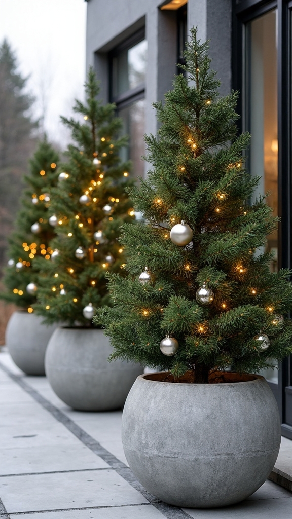 dramatic vertical holiday focal points