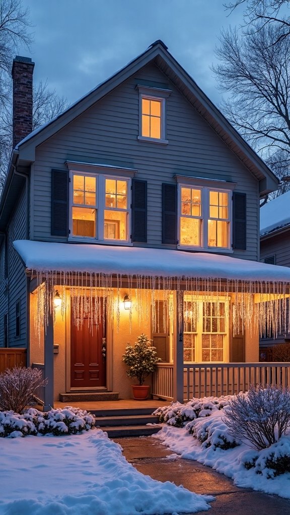 dramatic vertical lighting focal points