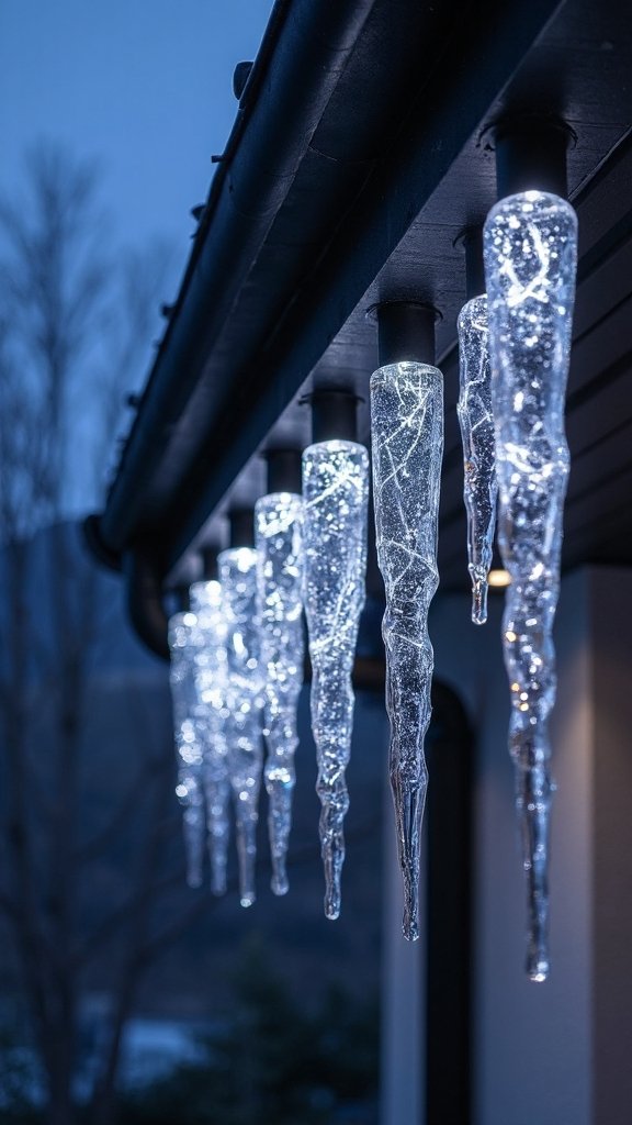 elegant acrylic winter decorations