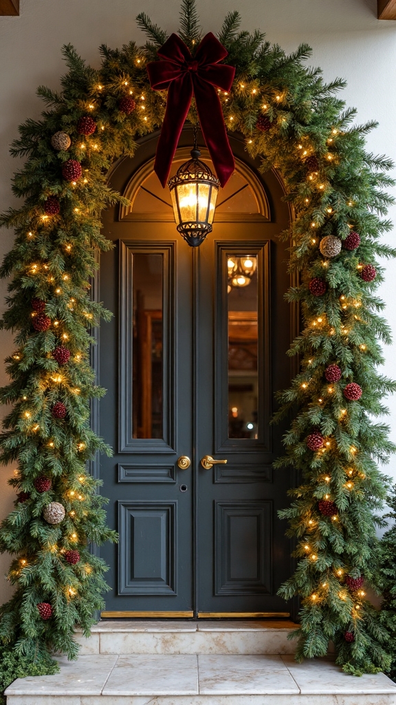 elegant framing textured holiday ready