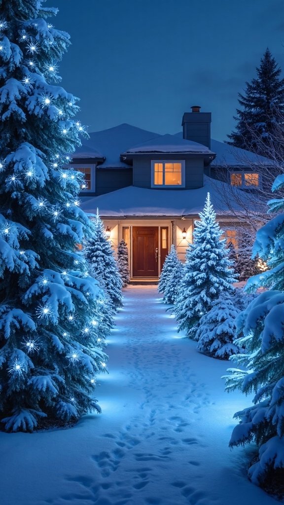 elegant icy winter wonderland