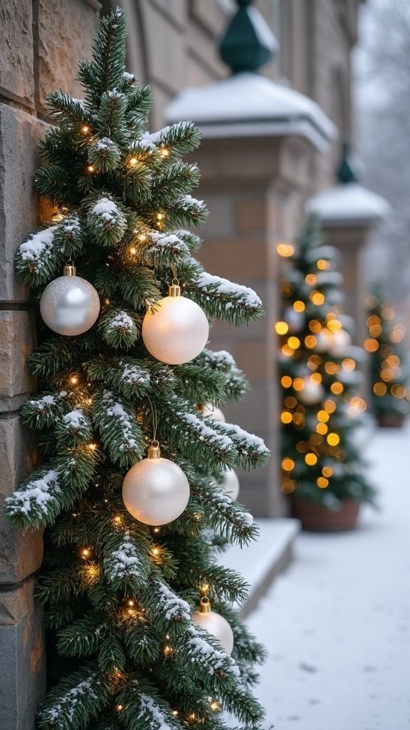 elegant monochromatic winter wonderland
