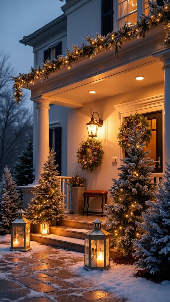 elegant outdoor christmas decor ideas