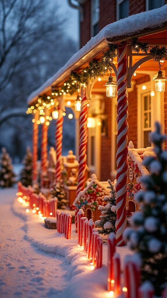 enchanted gingerbread village christmas wonderland