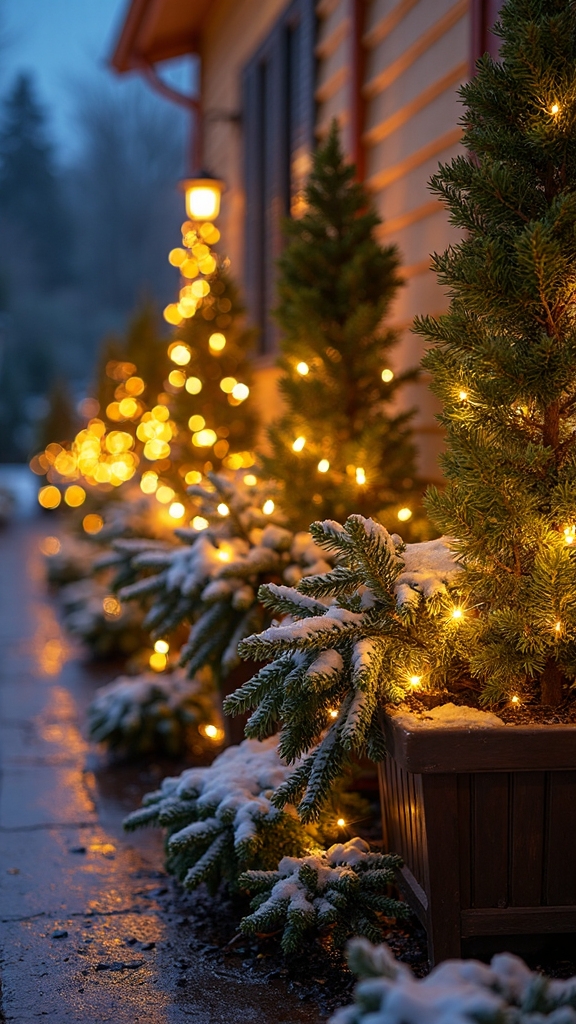 enchanted outdoor holiday light displays