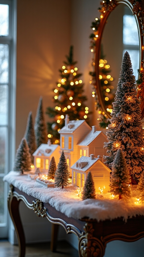 enchanting captivating miniature christmas village