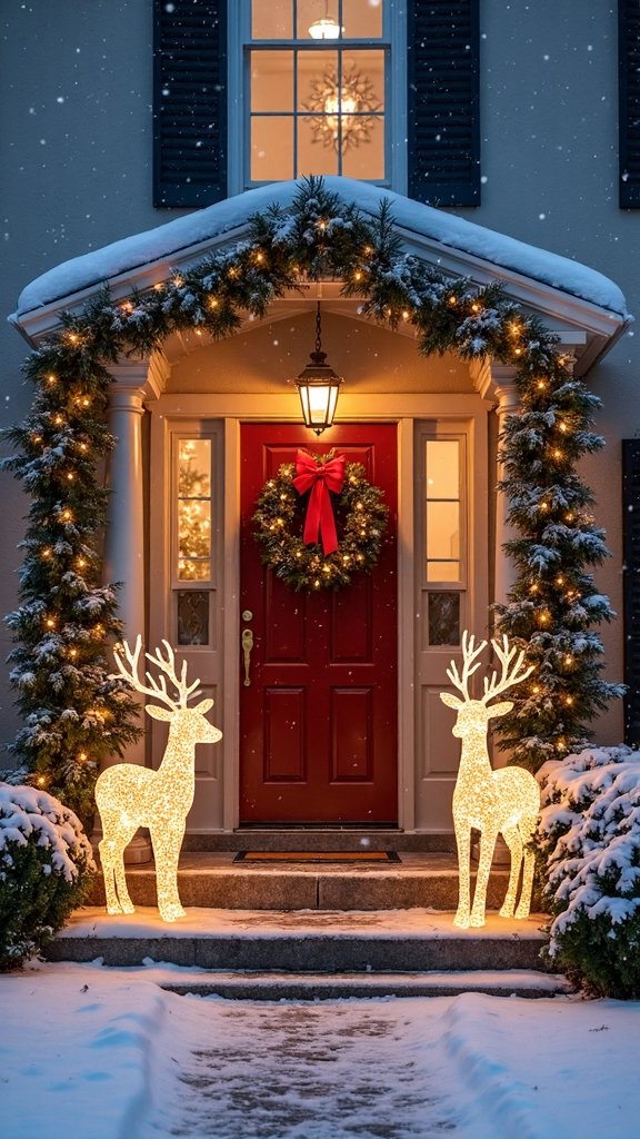 enchanting christmas outdoor d cor ideas