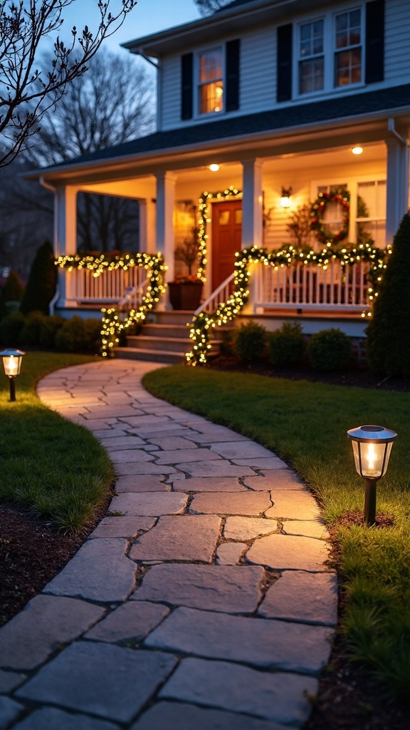 enchanting eco friendly illuminating holiday pathway