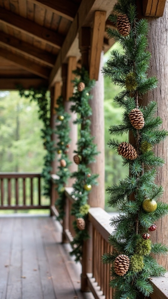 enchanting forest inspired holiday garland