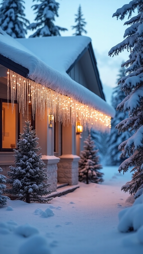 enchanting frozen winter outdoor decor