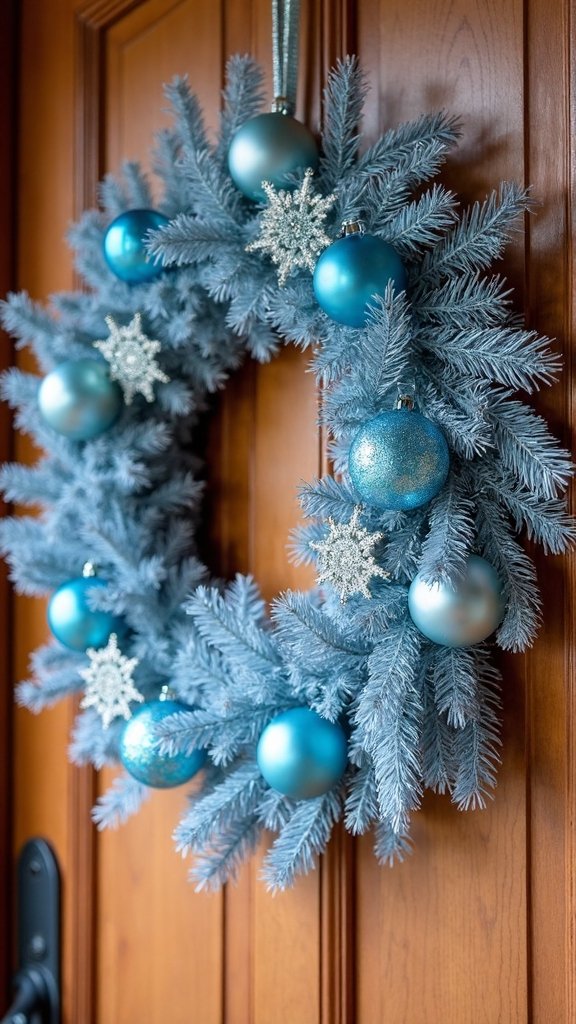 enchanting icy snowflake winter wonderland