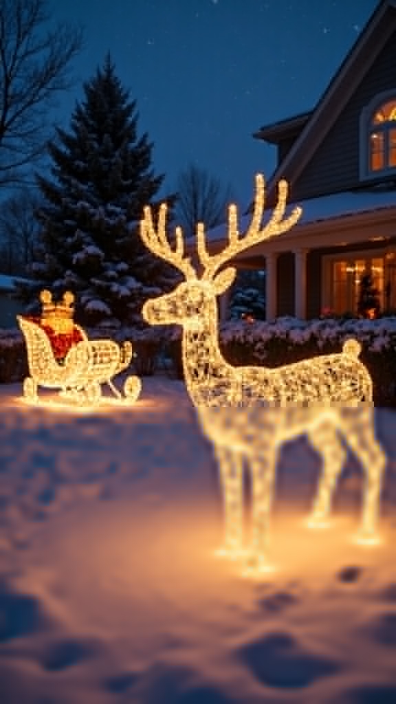enchanting light up christmas outdoor displays